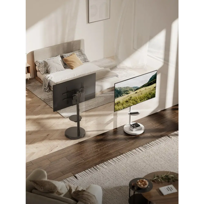 Gembird TVS-86TR-01-W стойка за телевизор 37’’ - 86’’ бяла