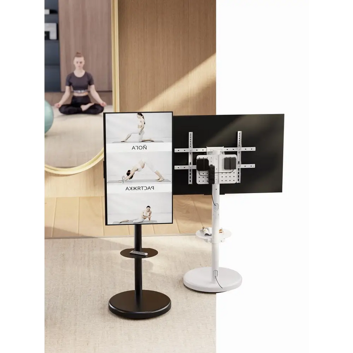 Gembird TVS-86TR-01-W стойка за телевизор 37’’ - 86’’ бяла