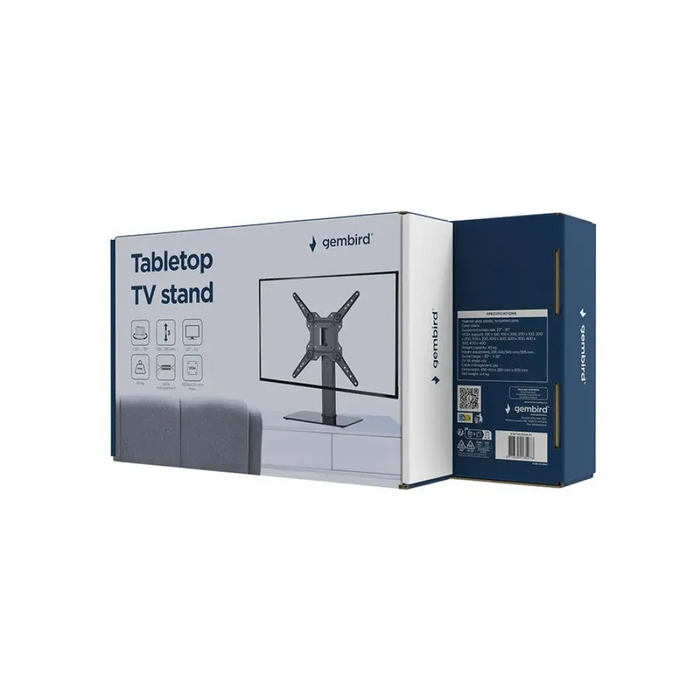 Gembird TVS-D55S-01 Настолна стойка за телевизор (въртяща