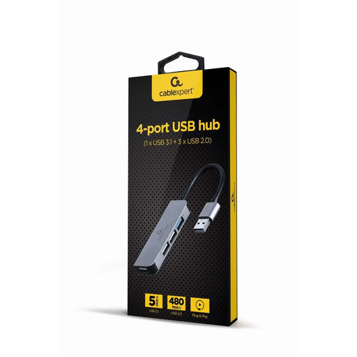 Gembird UHB-U3P1U2P3-01 4-портов USB хъб (1 x USB 3.1 + 3 x