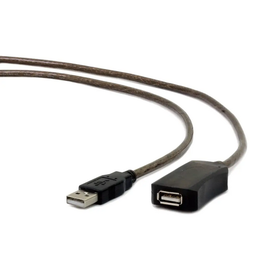 Gembird USB A/USB AM/F 10m USB кабел USB 2.0 черен