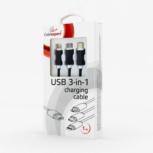 Gembird USB кабел за зареждане 3 в 1 CC-USB2-AM31-1M