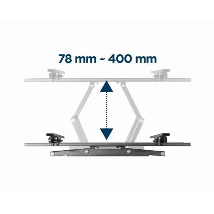 Gembird WM-70ST-01 ТВ стойка/стойка 177,8 см (70’’) Черен