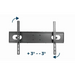 Gembird WM-70ST-01 ТВ стойка/стойка 177,8 см (70’’) Черен