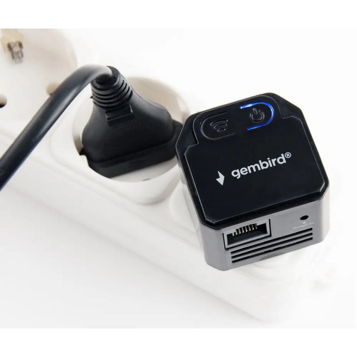 Gembird WNP-RP300-03-BK мост/повторител Мрежов повторител