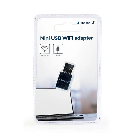 Gembird WNP-UA300-01 Mini USB WiFi адаптер 300 Mbps