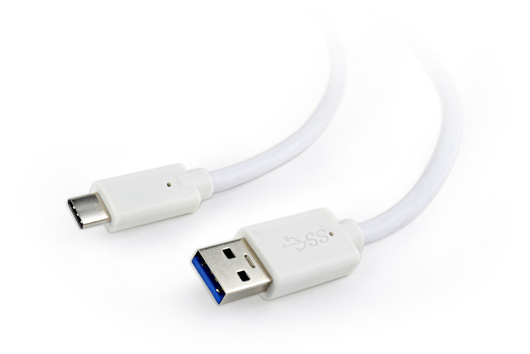 Gembird CCP-USB3-AMCM-1M-W USB кабел USB 3.2 Gen 1 (3.1 Gen 1) USB A USB C Бял