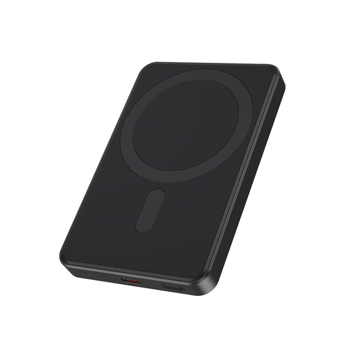 Gembird PB05-WPC15M-01 Магнитна безжична външна батерия 15 W, 5000 mAh, черна