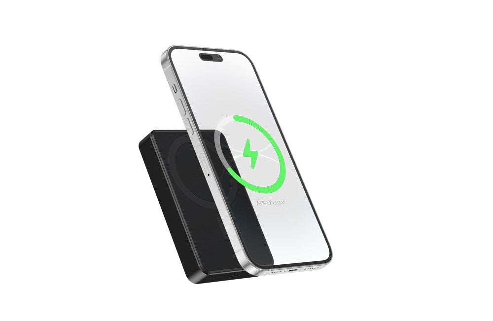 Gembird PB10-WPC15M-01 Магнитна безжична външна батерия 15 W, 10000 mAh, черна