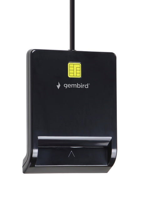 Четец за смарт карти Gembird FD2-SCR USB, черен