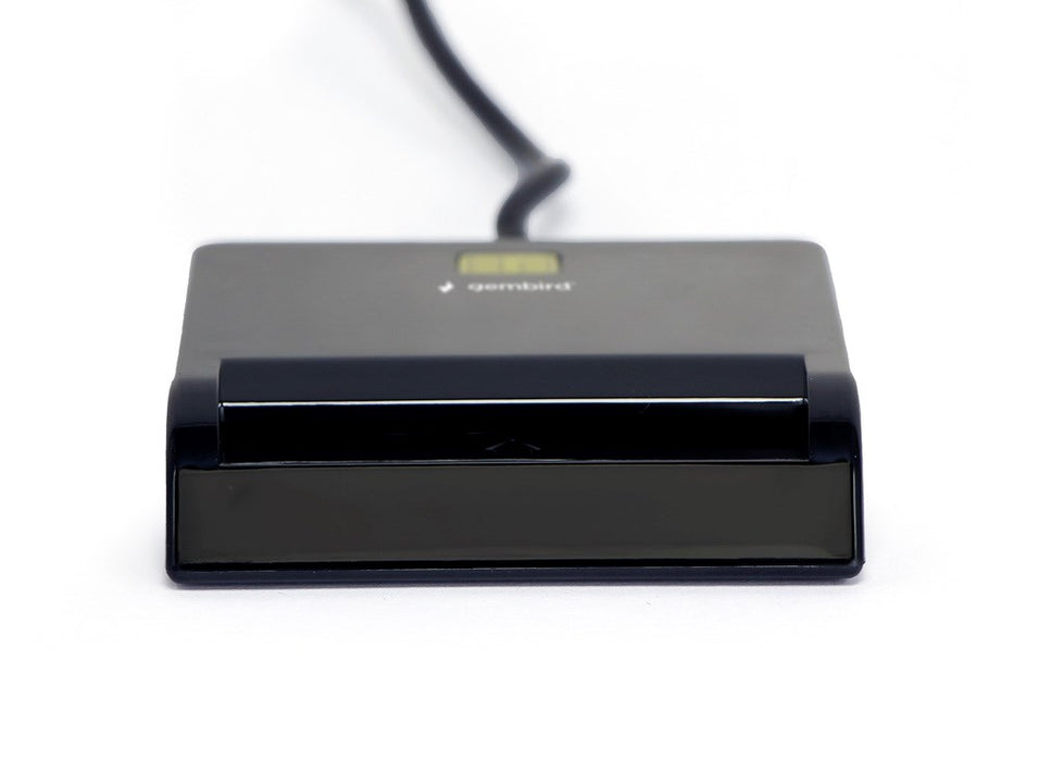 Четец за смарт карти Gembird FD2-SCR USB, черен