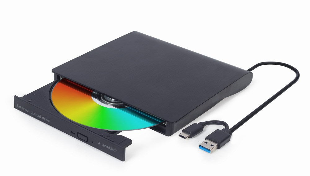Външно USB DVD устройство Gembird DVD-USB-031, черно