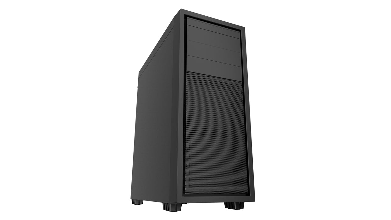 Кутия за компютър Gembird Fornax K500 ATX, Midi Tower, Черна