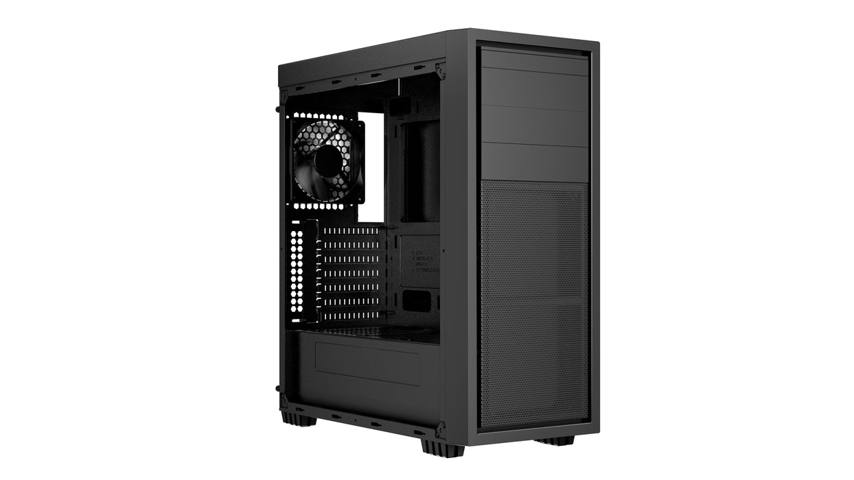 Кутия за компютър Gembird Fornax K500 ATX, Midi Tower, Черна