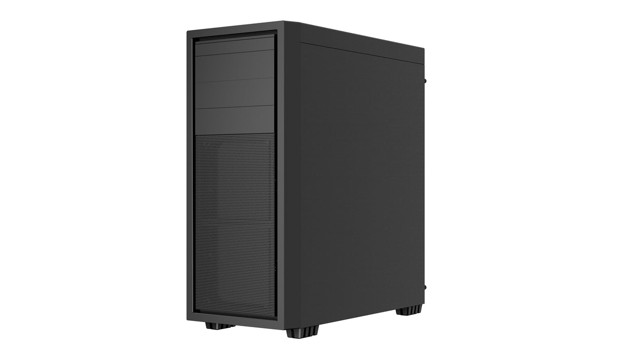 Кутия за компютър Gembird Fornax K500 ATX, Midi Tower, Черна