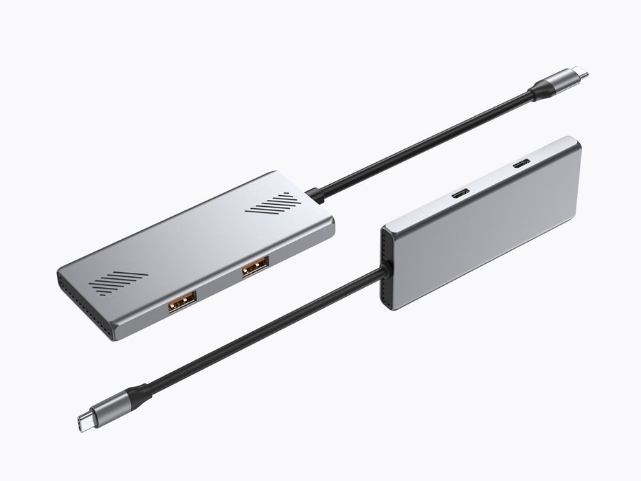 Gembird UHB-CM-U310-A2C2-01, 4-портов A + C USB 3.2 (Gen 2) Type-C хъб