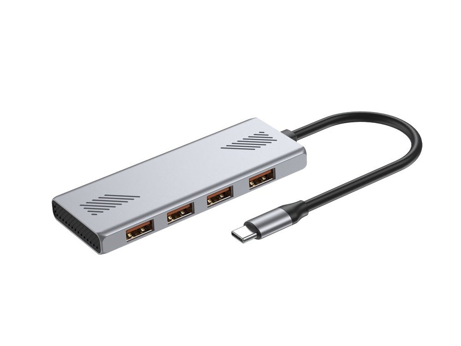 Gembird UHB-CM-U310-A4-01, 4-портов USB-A 3.2 (Gen 2) Type-C хъб