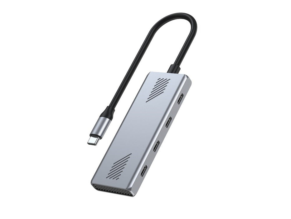 Gembird UHB-CM-U310-C4-01, 4-портов USB-C 3.2 (Gen 2) Type-C хъб
