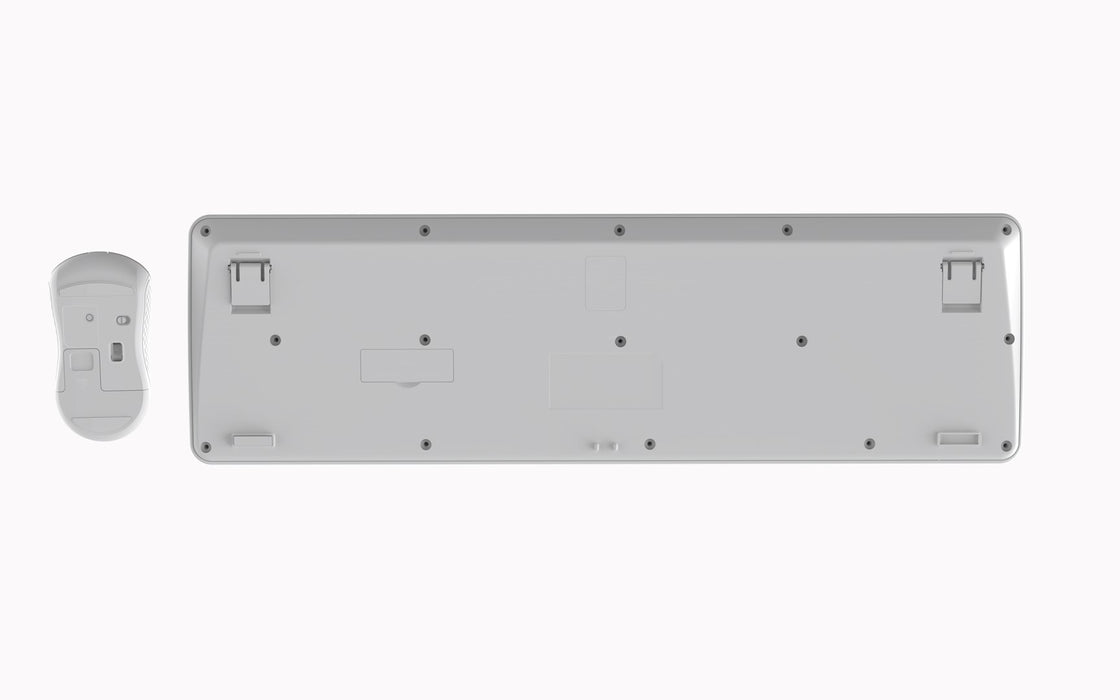 Безжичен настолен комплект Gembird KBS-WPS-01 Slim Pro Business, бял, US layer