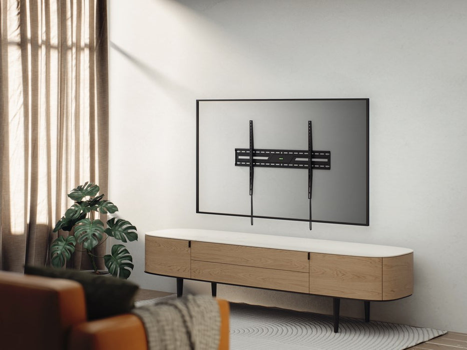 Стенен монтаж за телевизор Gembird WM-100F-01 (фиксиран), 43”-100”, черен