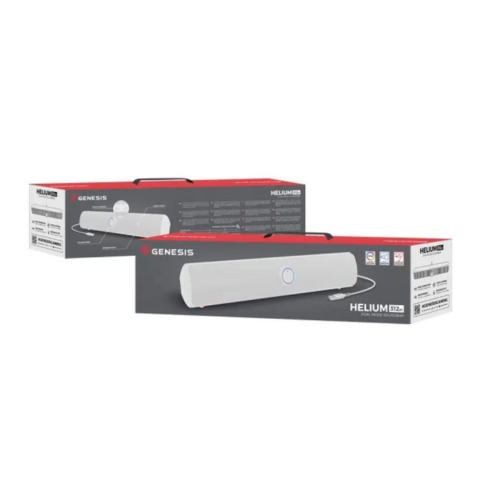Genesis Soundbar Helium 312BT 2.0 Bluetooth бял