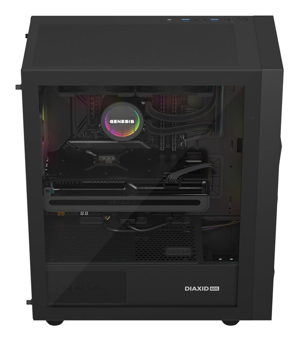 GENESIS NLG-2319 система за охлаждане на компютър, процесор, течно охлаждане „всичко в едно“, черно