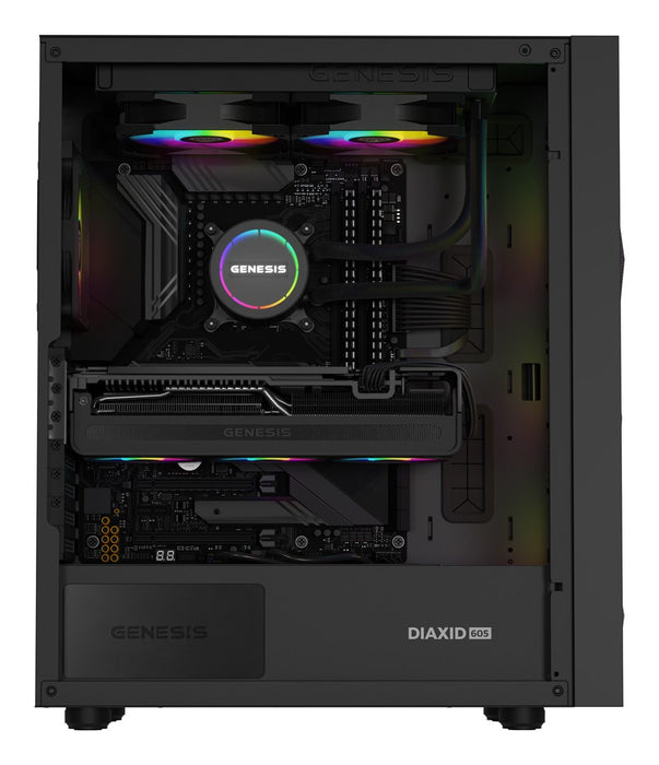 GENESIS NLG-2319 система за охлаждане на компютър, процесор, течно охлаждане „всичко в едно“, черно