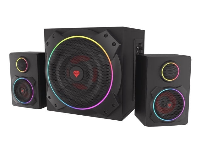 Тонколони Genesis Helium 800BT 2.1 Bluetooth ARGB, черни