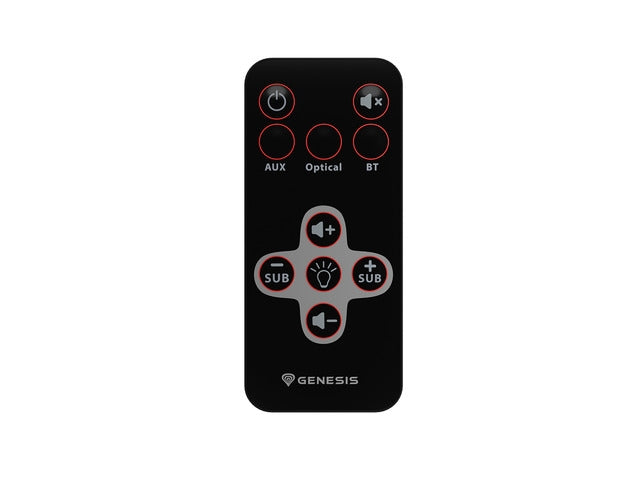 Тонколони Genesis Helium 800BT 2.1 Bluetooth ARGB, черни