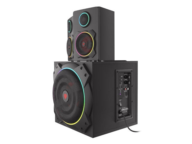 Тонколони Genesis Helium 800BT 2.1 Bluetooth ARGB, черни