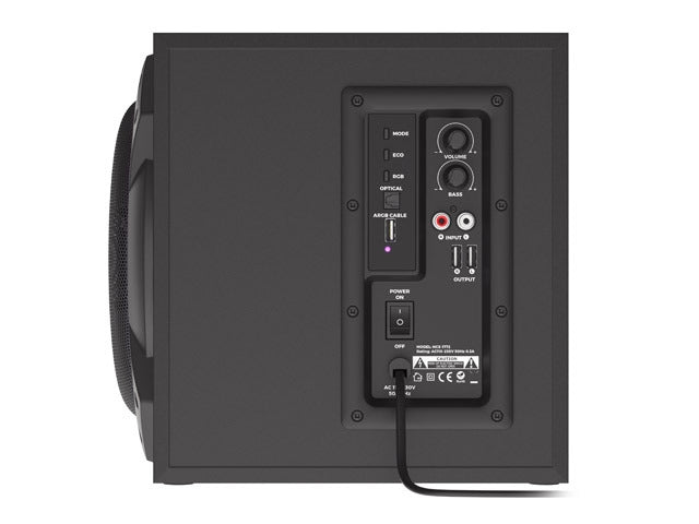 Тонколони Genesis Helium 800BT 2.1 Bluetooth ARGB, черни