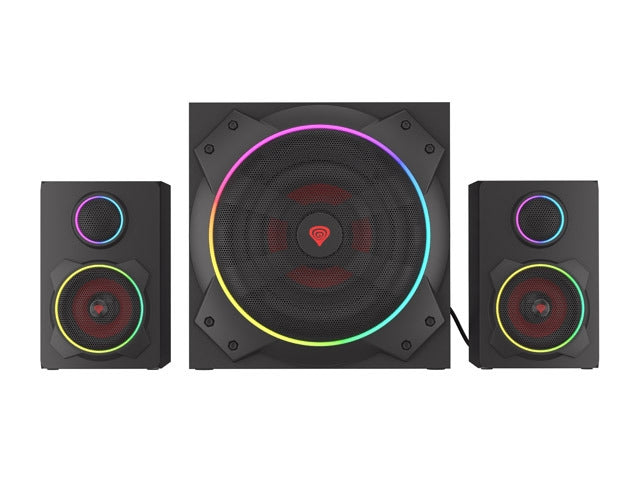 Тонколони Genesis Helium 800BT 2.1 Bluetooth ARGB, черни