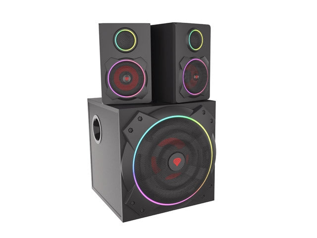 Тонколони Genesis Helium 800BT 2.1 Bluetooth ARGB, черни