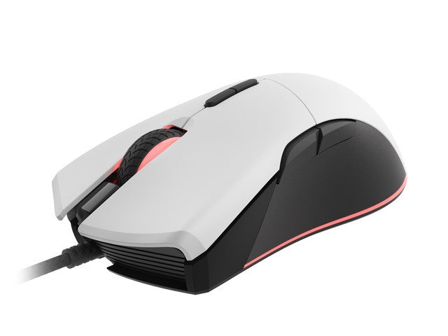 Mouse, Genesis Gaming Mouse Krypton 290 6400 DPI RGB Backlit With Software White