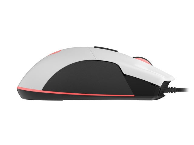 Mouse, Genesis Gaming Mouse Krypton 290 6400 DPI RGB Backlit With Software White