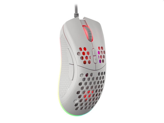 Мишка за игри Genesis Krypton 555 8000DPI RGB бял софтуер