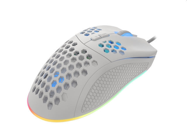 Мишка за игри Genesis Krypton 555 8000DPI RGB бял софтуер