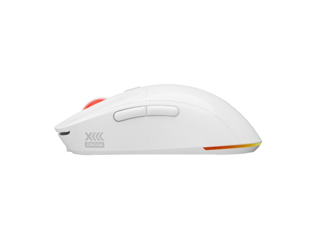 Genesis Wireless Gaming Mouse Zircon XIII Custom Wireless 26000 DPI Бяла