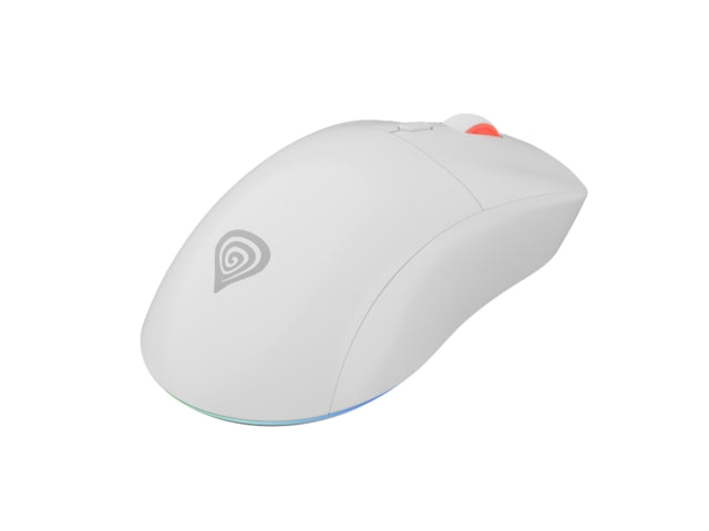 Genesis Wireless Gaming Mouse Zircon XIII Custom Wireless 26000 DPI Бяла