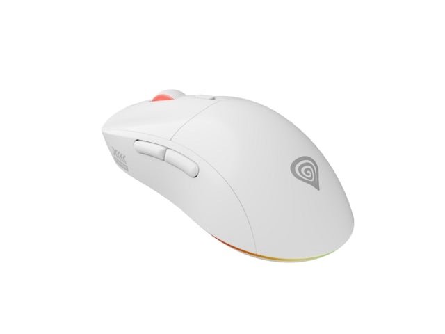 Genesis Wireless Gaming Mouse Zircon XIII Custom Wireless 26000 DPI Бяла