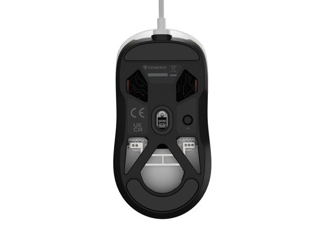 Genesis Геймърска мишка Krypton 660 12000 DPI RGB Бяла