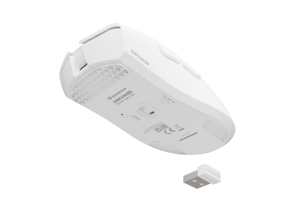 Геймърска мишка Genesis Zircon 880 Wireless 12000 dpi, бяла