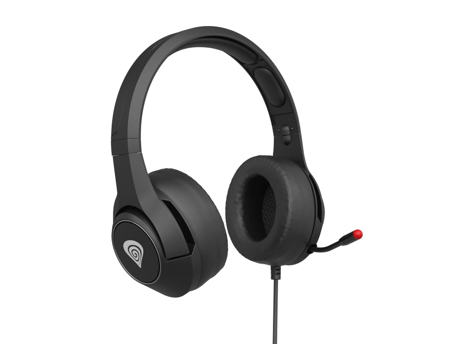 Слушалки Genesis Argon 600 с адаптер за микрофон черни