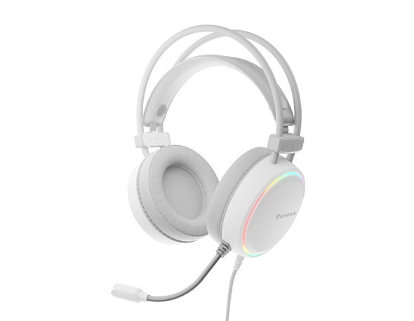 Слушалки Genesis Neon 613 с микрофон RGB осветление Бяло
