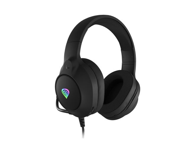 Слушалки Genesis Neon 213 с микрофон RGB осветление черни