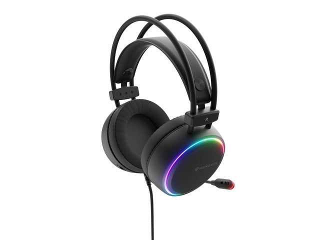 Слушалки Genesis Neon 613 G2 с микрофон RGB осветление черно