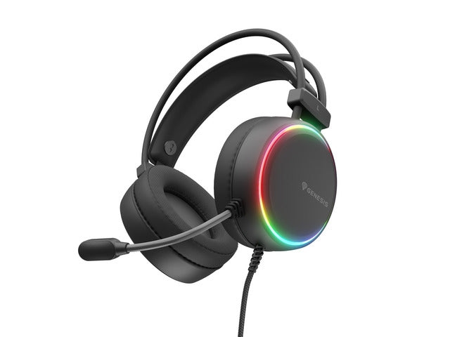 Слушалки Genesis Neon 613 G2 с микрофон RGB осветление черно