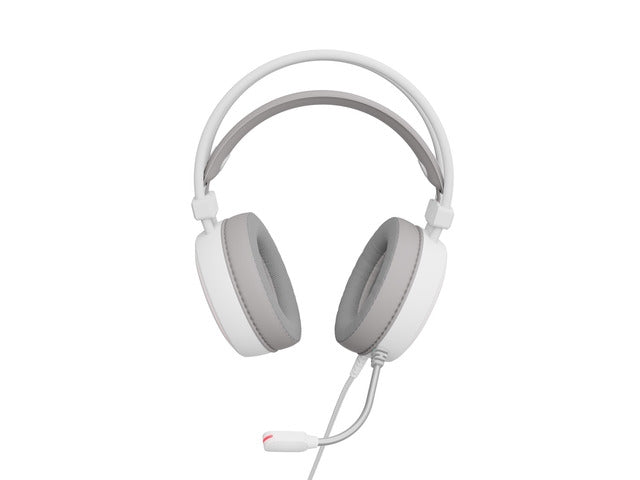 Слушалки Genesis Neon 613 G2 с микрофон RGB осветление Бяло