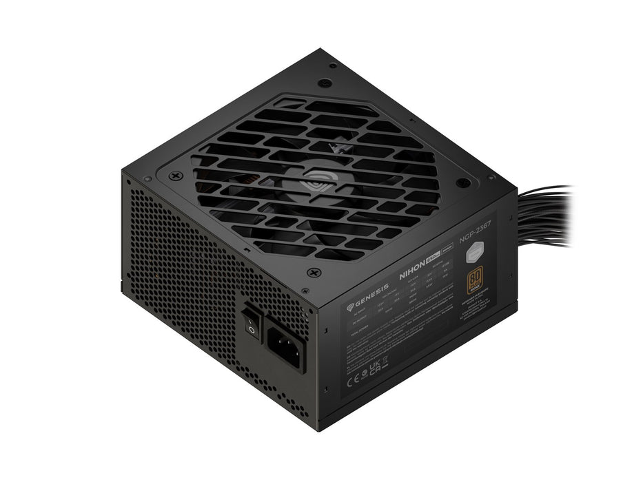 Захранващ блок GENESIS Nihon 650NM, 650 W, 20+4-пинов, ATX, ATX, черен