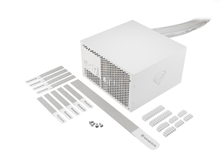 Захранващ блок GENESIS Nihon 750NM, 750 W, 20+4-пинов, ATX, ATX, черен